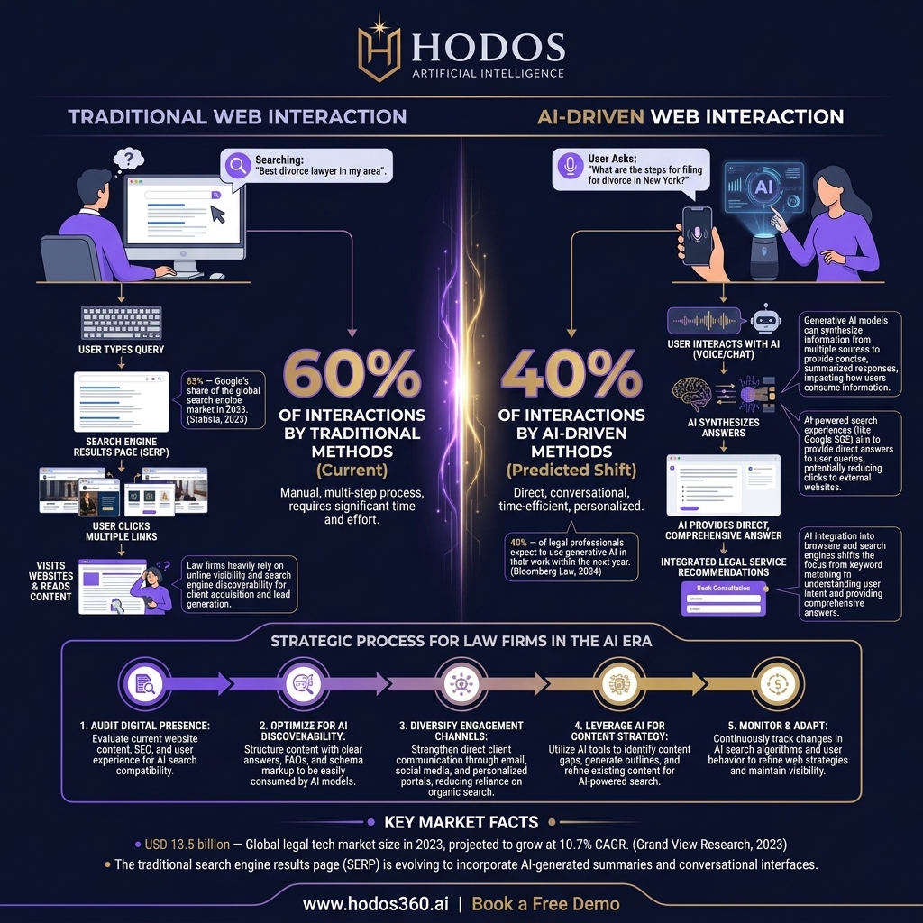 Key insights: AI Browser Disruption: Essential Web Strategies for Law Firms