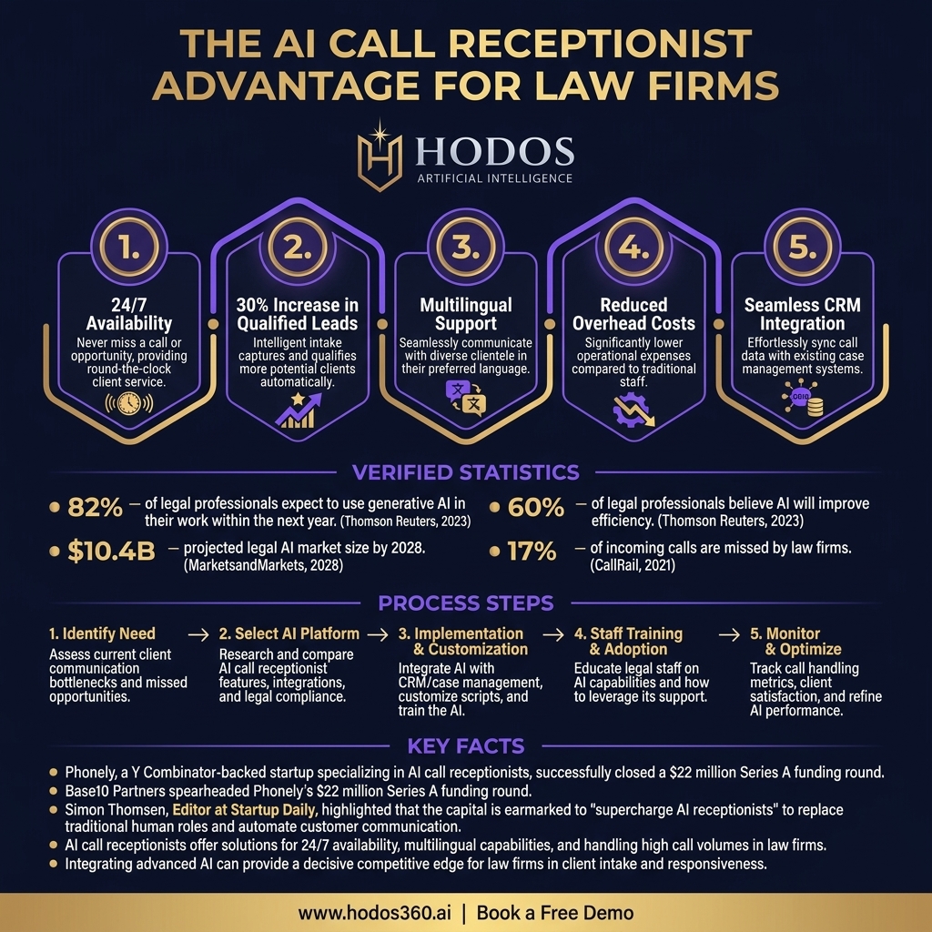 Key insights: AI Call Receptionist: Ultimate Guide for Law Firms