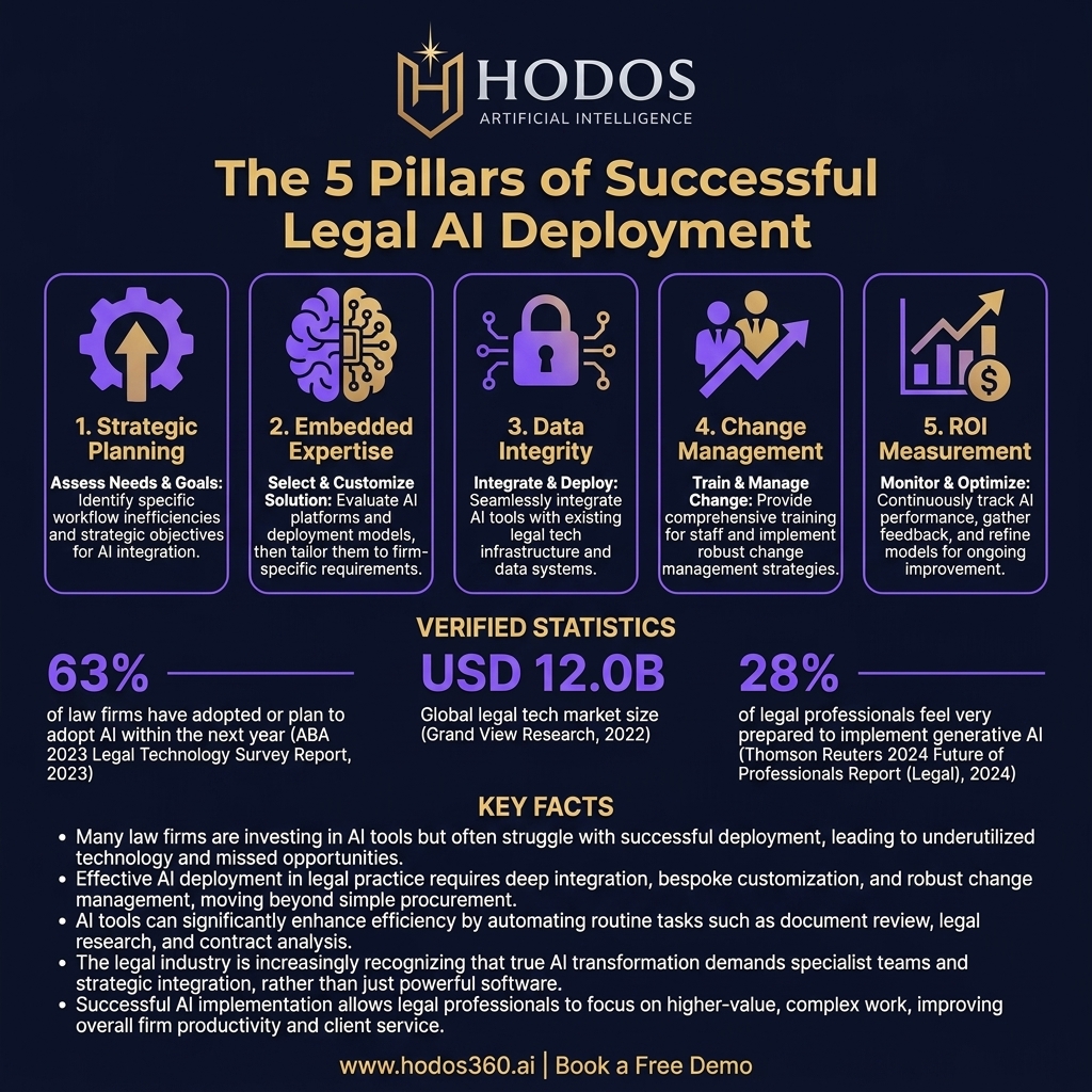 Key insights: Essential AI Deployment: Mastering Embedded AI for Law Firms