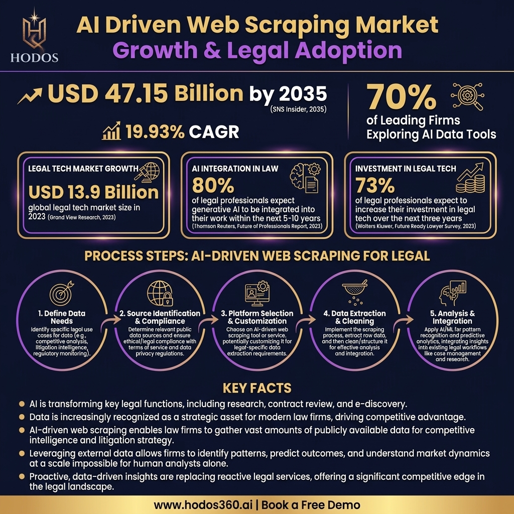 Key insights: AI Driven Web Scraping: Essential for Modern Law Firms