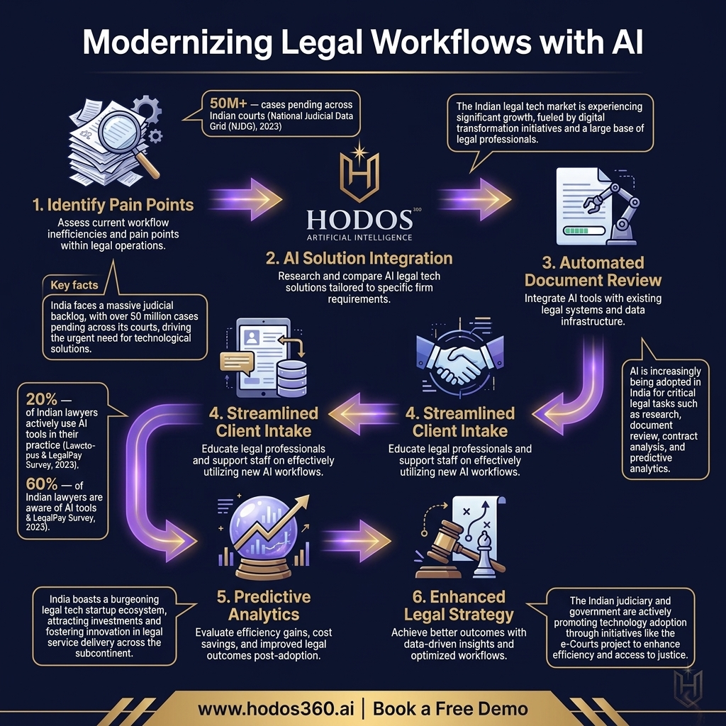 Key insights: AI Legal Workflows: Essential Guide to India's Tech Leap