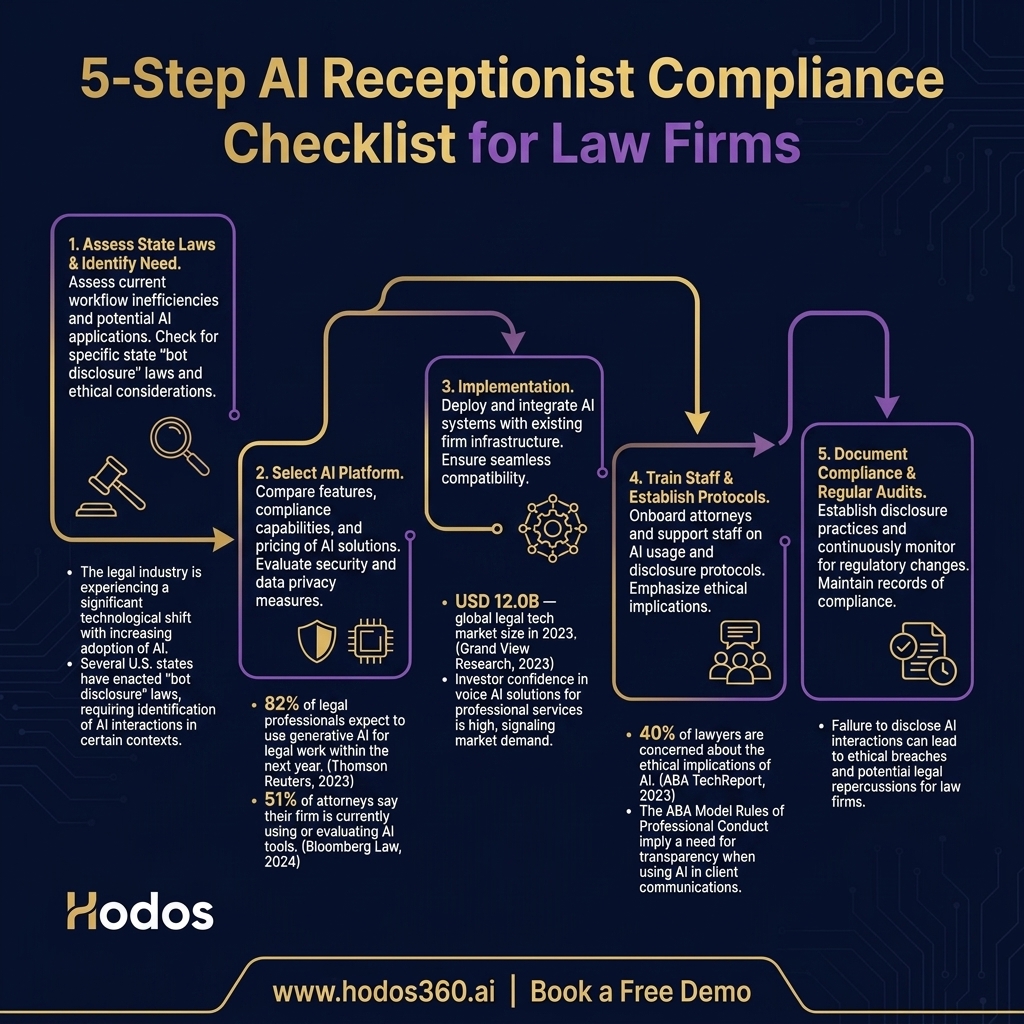 Key insights: AI Receptionist Disclosure: Essential Legal Compliance for Law Firms