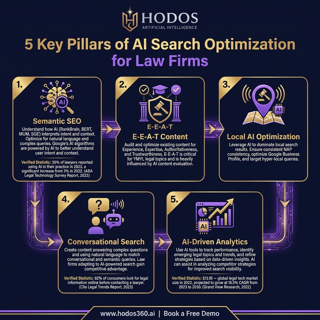 Key insights: AI Search Optimization: An Essential Guide for Law Firms