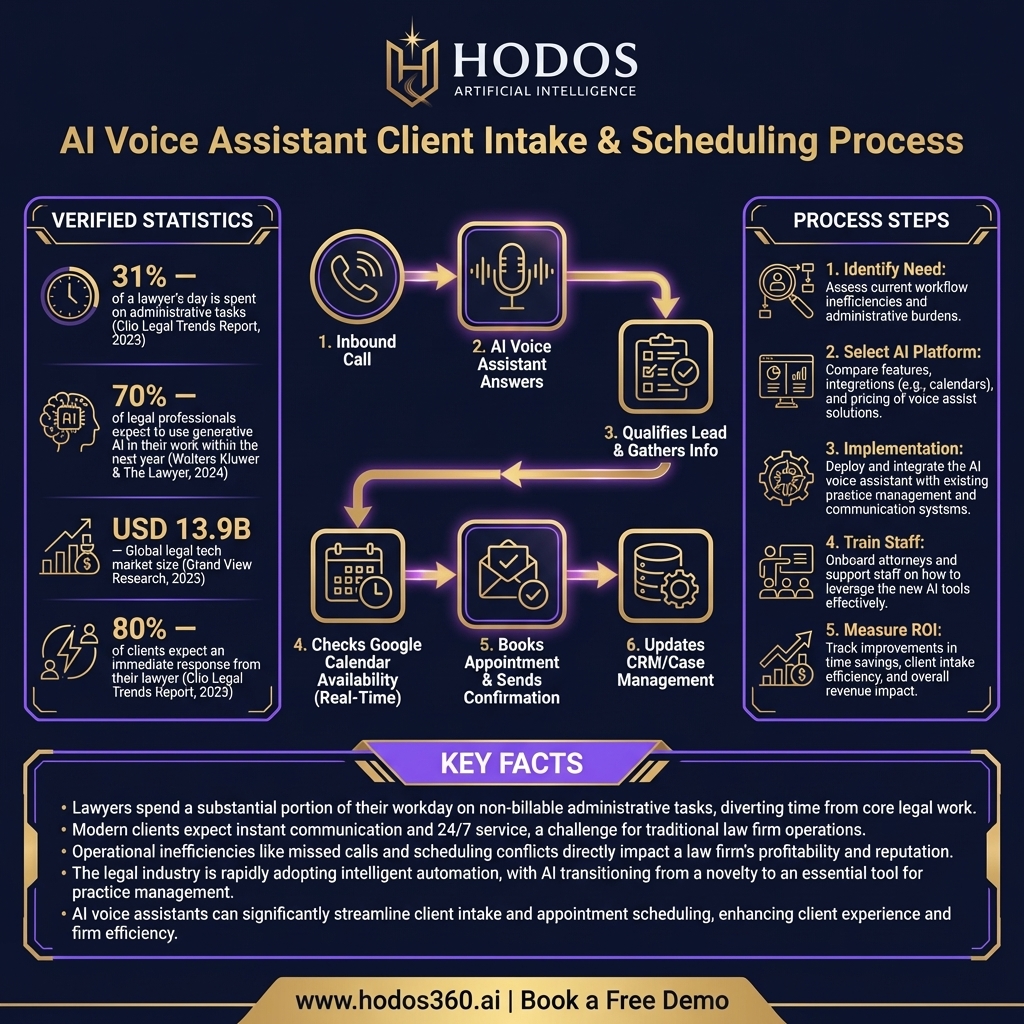 Key insights: Voice Assist: Essential AI Scheduling for Law Firms