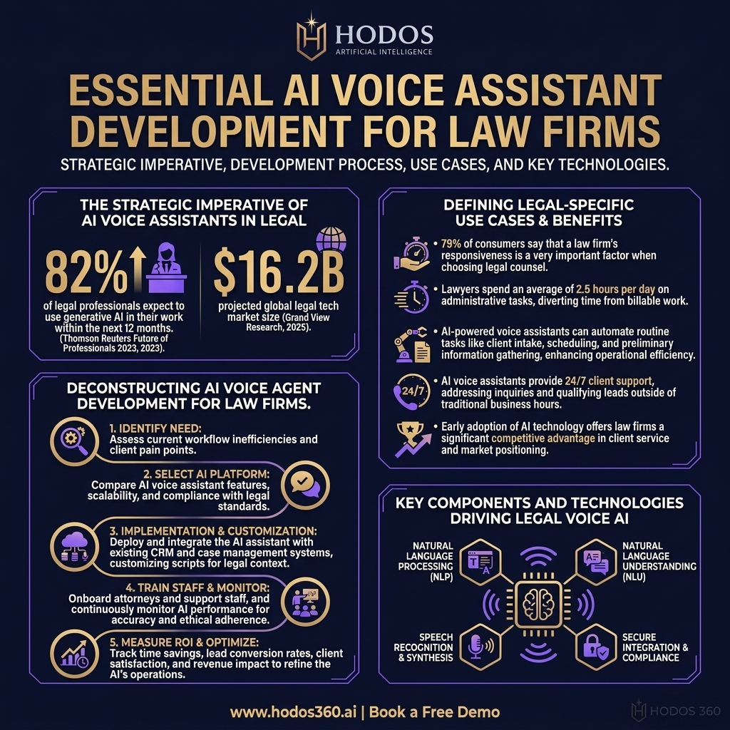 Data analysis: Essential AI Voice Assistant Development for Law Firms