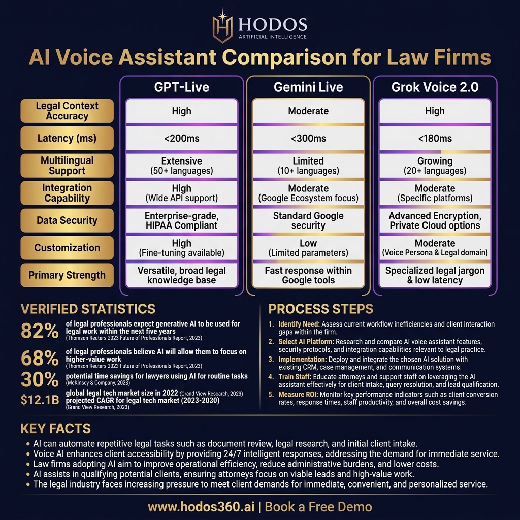 Key insights: Voice AI: Ultimate Legal Assistant Comparison for Law Firms