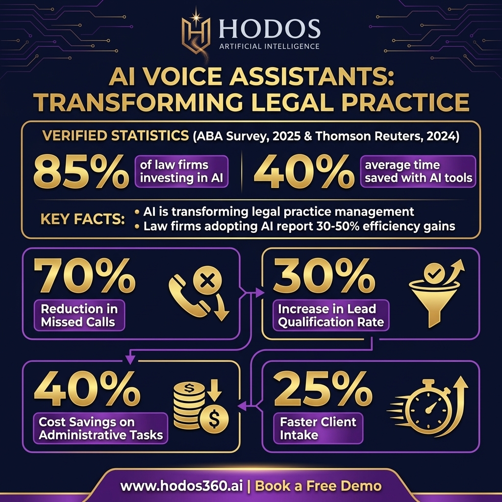 Key insights: AI Voice Assistants Transform Law: HODOS 360's 2026 Impact