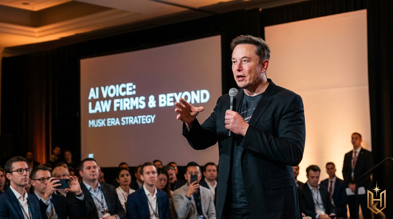 Voz IA: Estrategia Esencial para Firmas Legales en la Era Musk