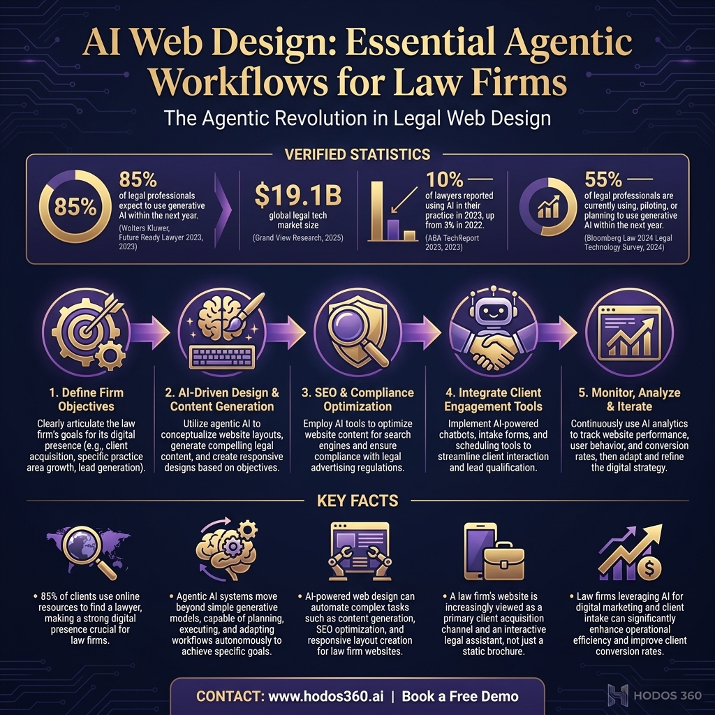 Key insights: AI Web Design: Essential Agentic Workflows for Law Firms
