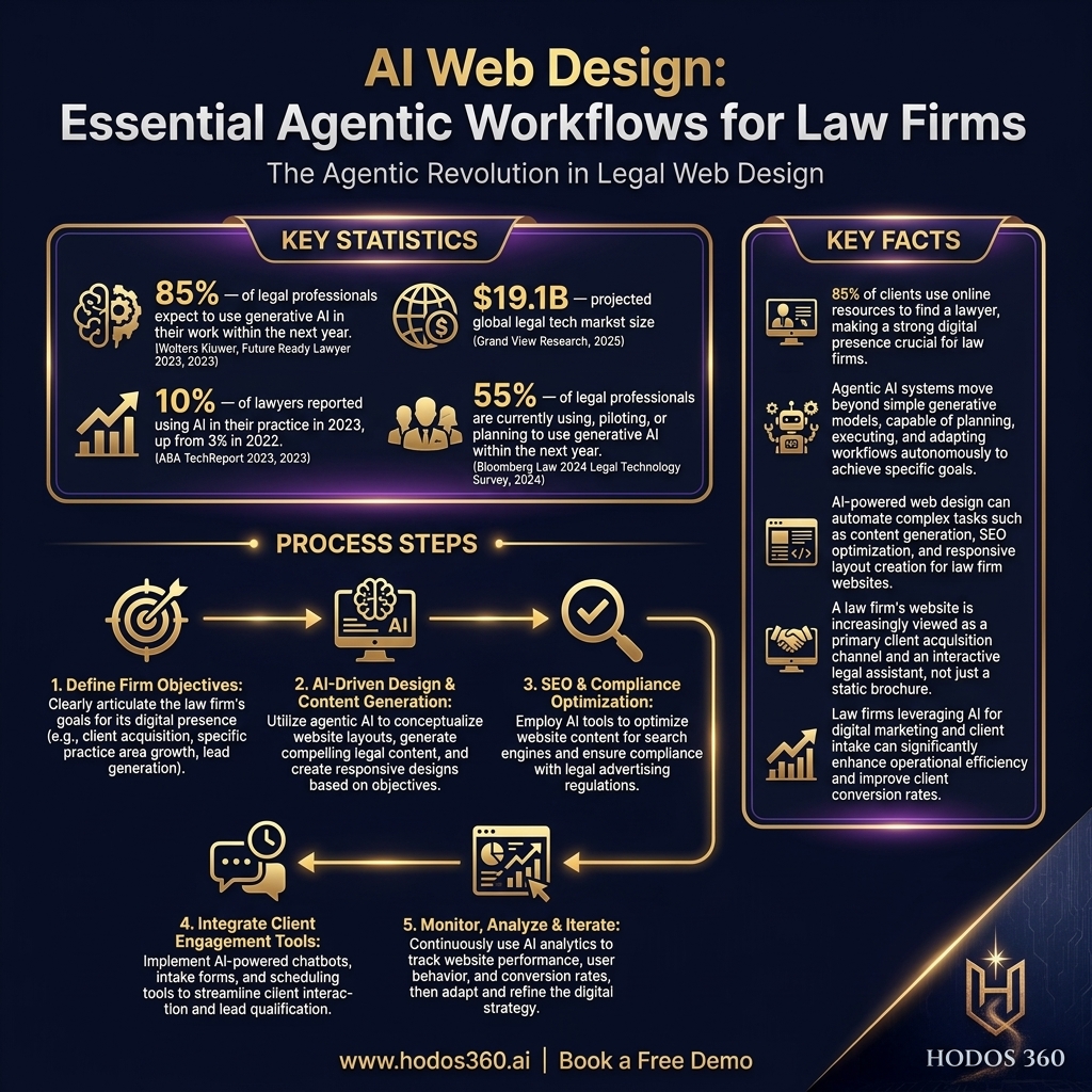 Data analysis: AI Web Design: Essential Agentic Workflows for Law Firms