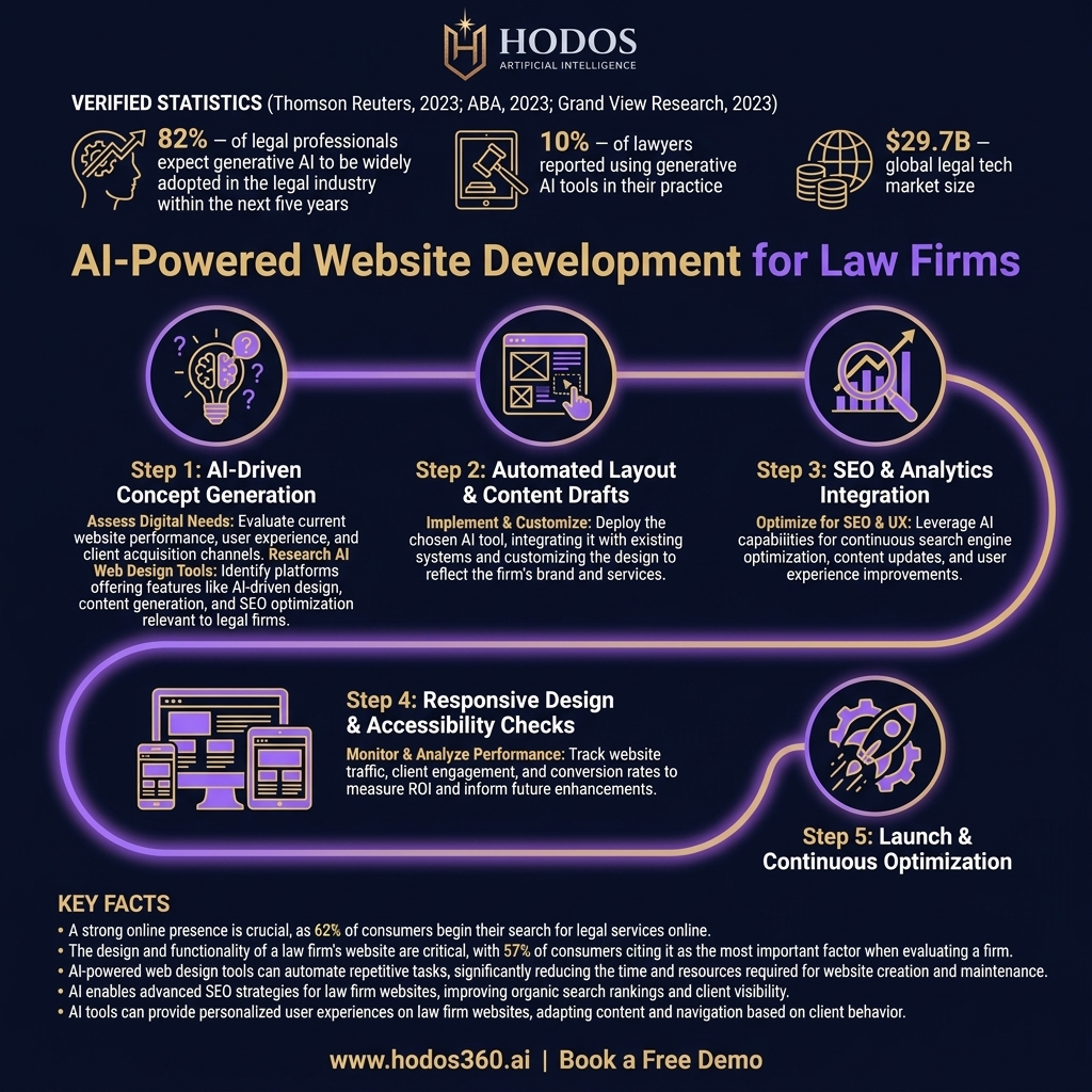 Key insights: Essential AI Web Design Tools for Law Firm Growth