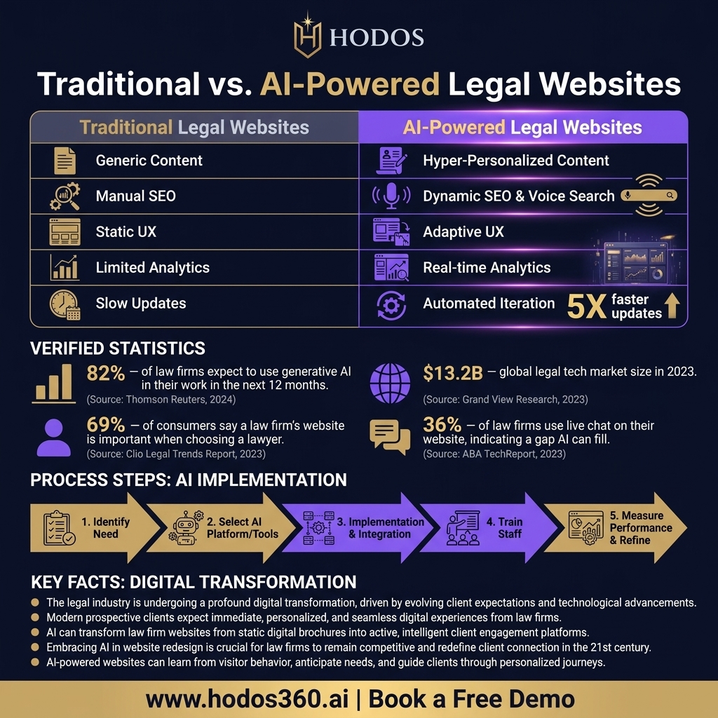 Data analysis: AI Website Redesign: Essential for Modern Law Firms