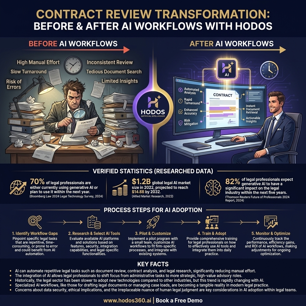 Key insights: AI Workflows: Essential for Modern Legal Teams' Efficiency