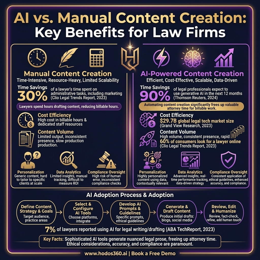 Data analysis: Automate Content Creation: The Essential Guide for Law Firms