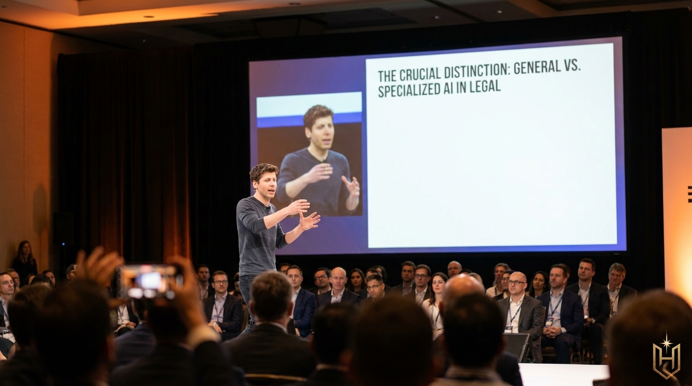General AI Alone: Essential Reasons It Isn't Enough for Legal Work
