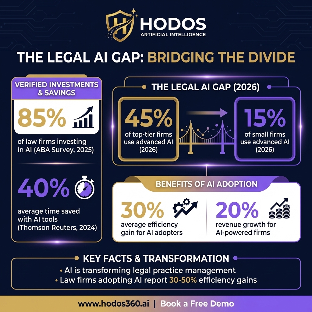 Key insights: Legal AI Gap: Bridging the Divide for Law Firms in 2026