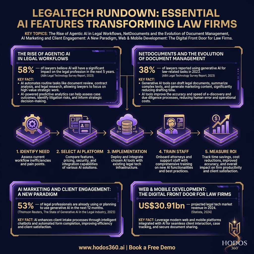 Key insights: Legaltech Rundown: Essential AI Features Transforming Law Firms