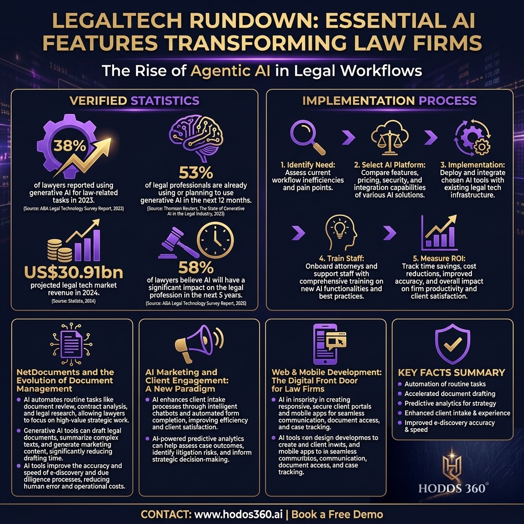 Data analysis: Legaltech Rundown: Essential AI Features Transforming Law Firms