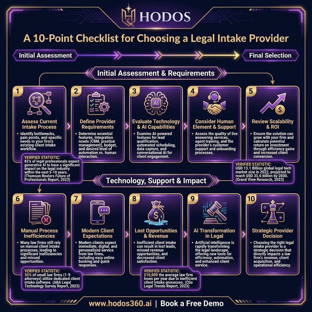 Key insights: Ultimate Legal Intake Checklist: Choosing Your Provider