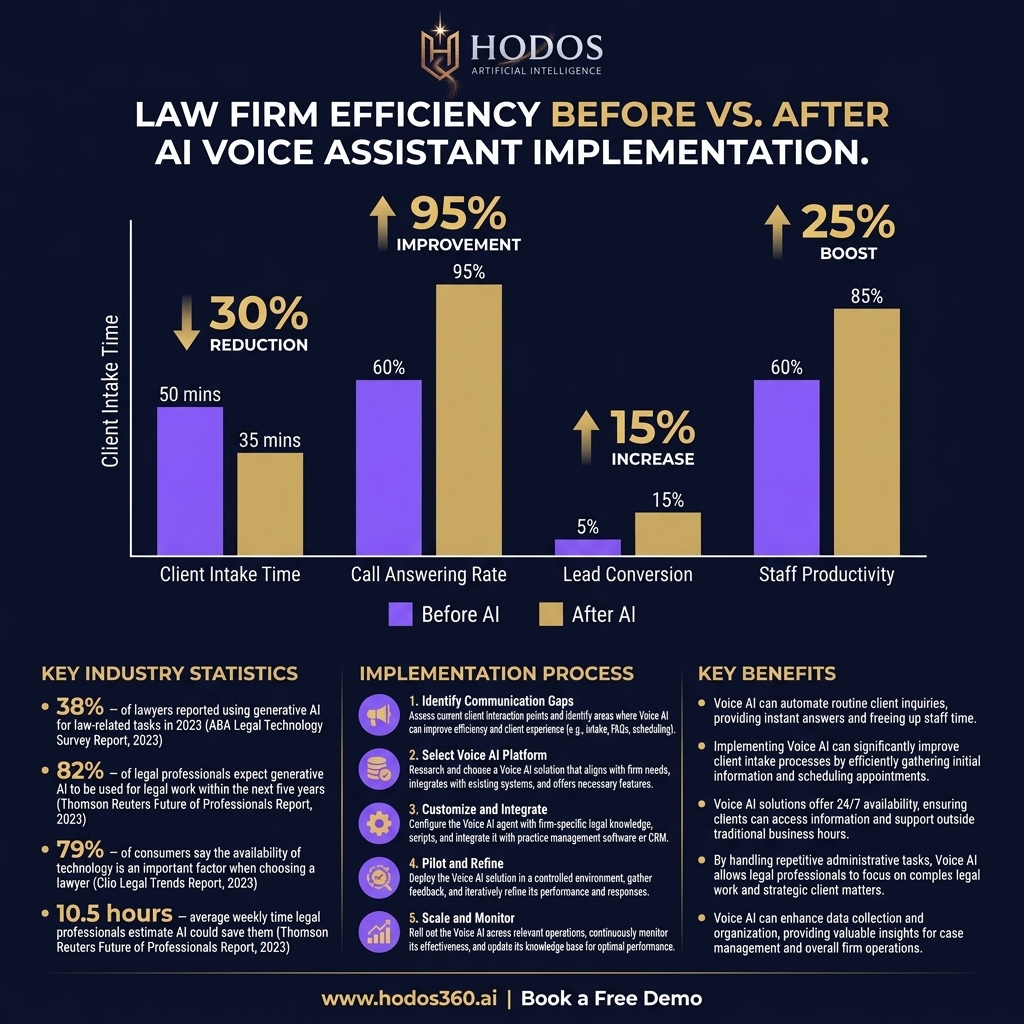 Data analysis: Voice AI: Essential for Modern Law Firms. Pioneering Solutions.