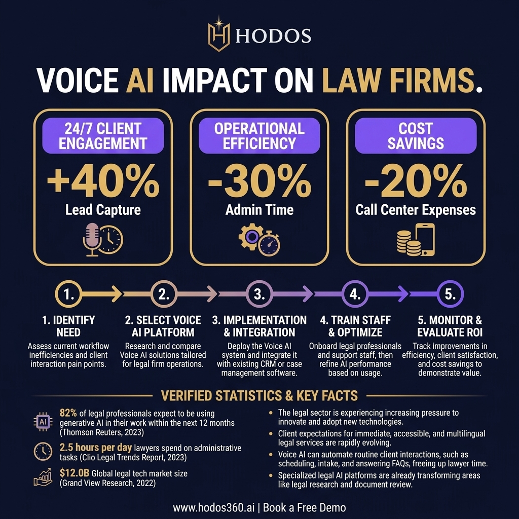 Key insights: Voice AI: Essential Legal Firm Transformation with Smart Assistants