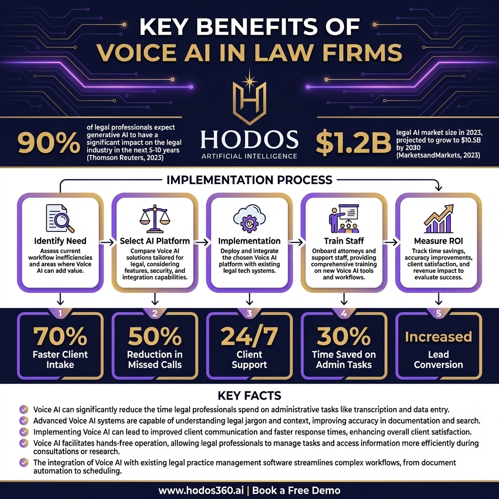 Key insights: Voice AI: Essential Transformation for Modern Legal Workflows